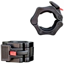 Замок Lock-Jaw с фиксатором для грифа 50 мм чёрный нейлон (комплект)